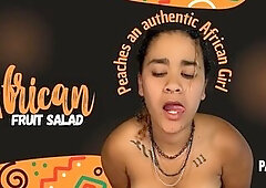 New off her debut, the amateur girl Peaches is back for a wilder, curious BBG 3some. See as this babe gets enthusiastically sandwiched and maneuvered 