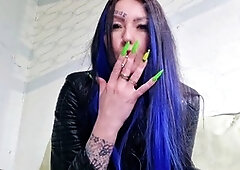 Fantastic morning with a smoking fetish courtesy of hot domina Dominatrix Nika