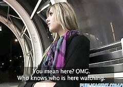 PublicAgent She's tall she's thin she sucks and fucks for money