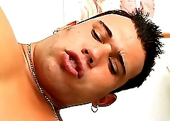 Shemale with Huge Cock Fucks and Cums in Mouth a Guy