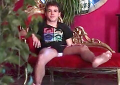 Underwear-Clad Twinks Share More Than Music