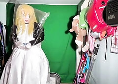 Kigurumi Maid Assorted Breathplay Games With Bags