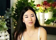 Softcore solo with cute asian chick Akane Ozora