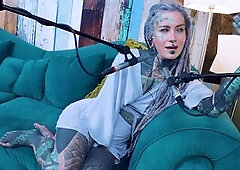 Anuskatzz tattoo model ASMR YOU - uncomfortable podcast talking