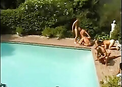 BJ Orgy By The Pool