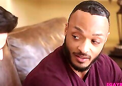 Stepdad Dillon Diaz fucks horny gay stepson Casey Everett hardcore