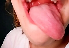 caroline honey - Exploring My Big Tongue