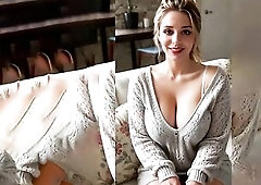 Pretty Blond - HOT Playboy with Large Titties (AI Generated) not a real person