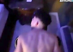 Homemade stud barebacked by BF in bed after bathtub BJ