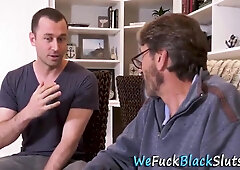 Jenna Foxx And Jenna J Foxx - Busty Ebony Babe Gets Dped And Sucks