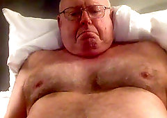 dad finishes off on cam