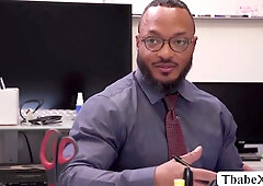 Black Dude Fucks Her Tattooed Ts Boss