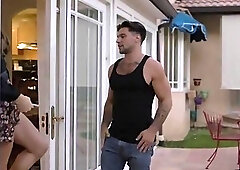 Butsy ts babe Jade Venus sucks dick and gets ass fucked in the couch