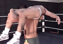 Wrestling whores fuck and pin