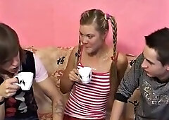 IVANKA TEEN TAKES A DOUBLE COCK