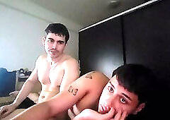 Two hunks fuck for tokens
