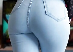 Flawless Booty Jeans Try On Haul POV Facesitting
