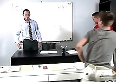 Muscle son oral sex and cumshot