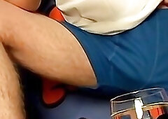 Homo hottie has a sensual boner jerk