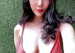 Big boobs milf masturbates with her dildo
