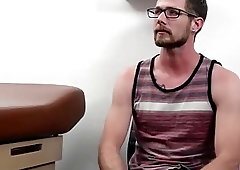 Twink teased by gay doctor in front of his boyfriend