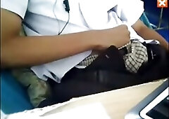 Thailand student beating off alone