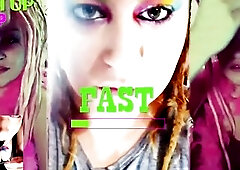 Girlfriend Catches u Wearing her Pants the JOI CEI Game Starring Female-Dominator Lana