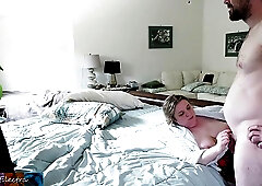 Stepson getting morning fuck with his busty stepmom