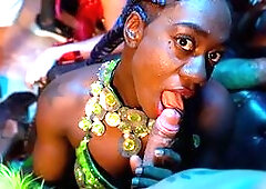 extreme carnaval DP fuck party orgy