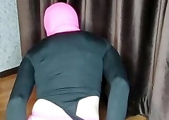 Tgirl with long dildo