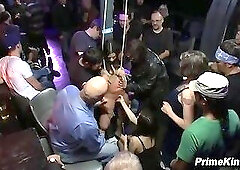 Dana Vixen Gets Wild At Bar With Strangers Blowjobs Gangbang And BDSM Action