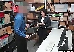 Mall Officer bangs Sexy Latina Mayas pussy