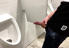 Dutch dude frolicking with his man rod in the men%27s bedroom until he nearly get caught