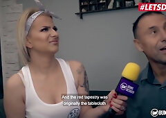 Dana Jayn - Big Tits German Pornstar Fucks A Lucky Mature Fan