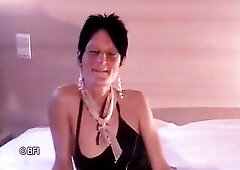 Katja from Turnhout gets a large sex-toy unfathomable inside of her juicy twat in advance of getting drilled POV style.