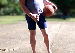 Huge dick hardens up, amateur guy, foreskin spunk