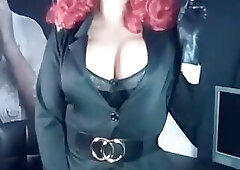 Pinup Smoking and cumming