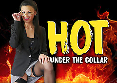 Hot under the collar starring Rosalina Rosa