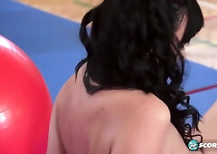 Miss Bliss And Joanna Bliss In Boob Bouncing