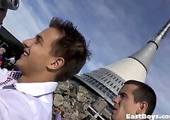 Massage, gay casting, big cock