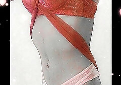 Flawless bod crossdresser sissy went a bone