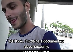 Straight Latino Boy Paid To Fuck And Suck Gay Stranger From Street Making Movie POV