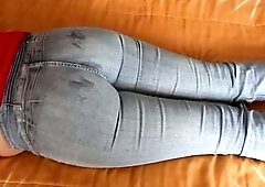 Stepson enjoys my butt and hard with her large dick, this guy puts it in my arsehole