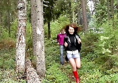 Seductive Teen Beuty Maxi Milks Her Dude's Large Shaft In Camping Journey!