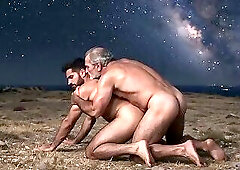 Ali Al-Shafir Chronicles: At 21, horny old Arab Master Kamal teaches Ali to take his cock in mouth
