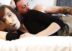 I sneak into my Stepmoms couch and SCREW HER - Leaving her creampied. CUM INSIDE.