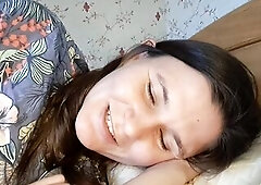 U loving Russian girlfriend sucking your schlong (ASMR)