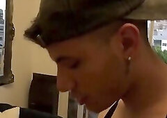 Football straight friends having sex for the first time, Matias is the top, who's the bottom