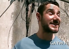 Interracial fun of gays