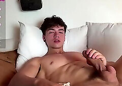 Mike latin boy cums on cam